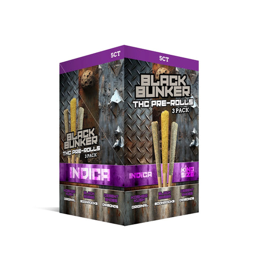 Black Bunker Pre-rolls 3-Pack