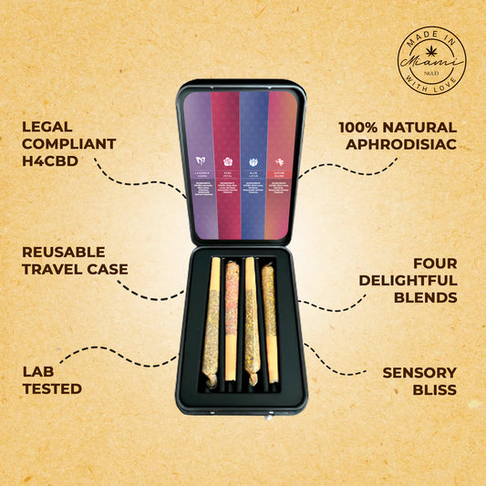 Sex Pre-Rolls | 4 Flavors in Reusable Travel Case