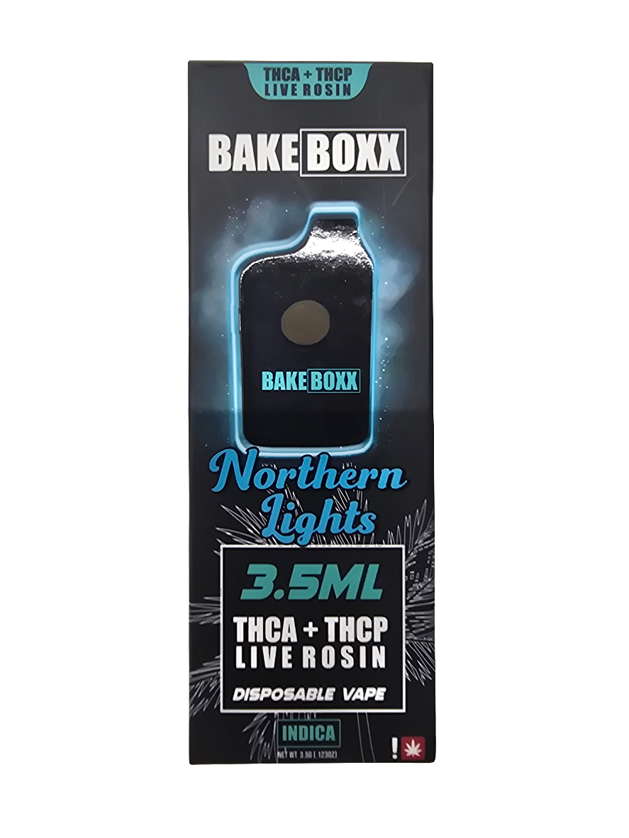 thca live rosin disposable vape BAKE BOXX