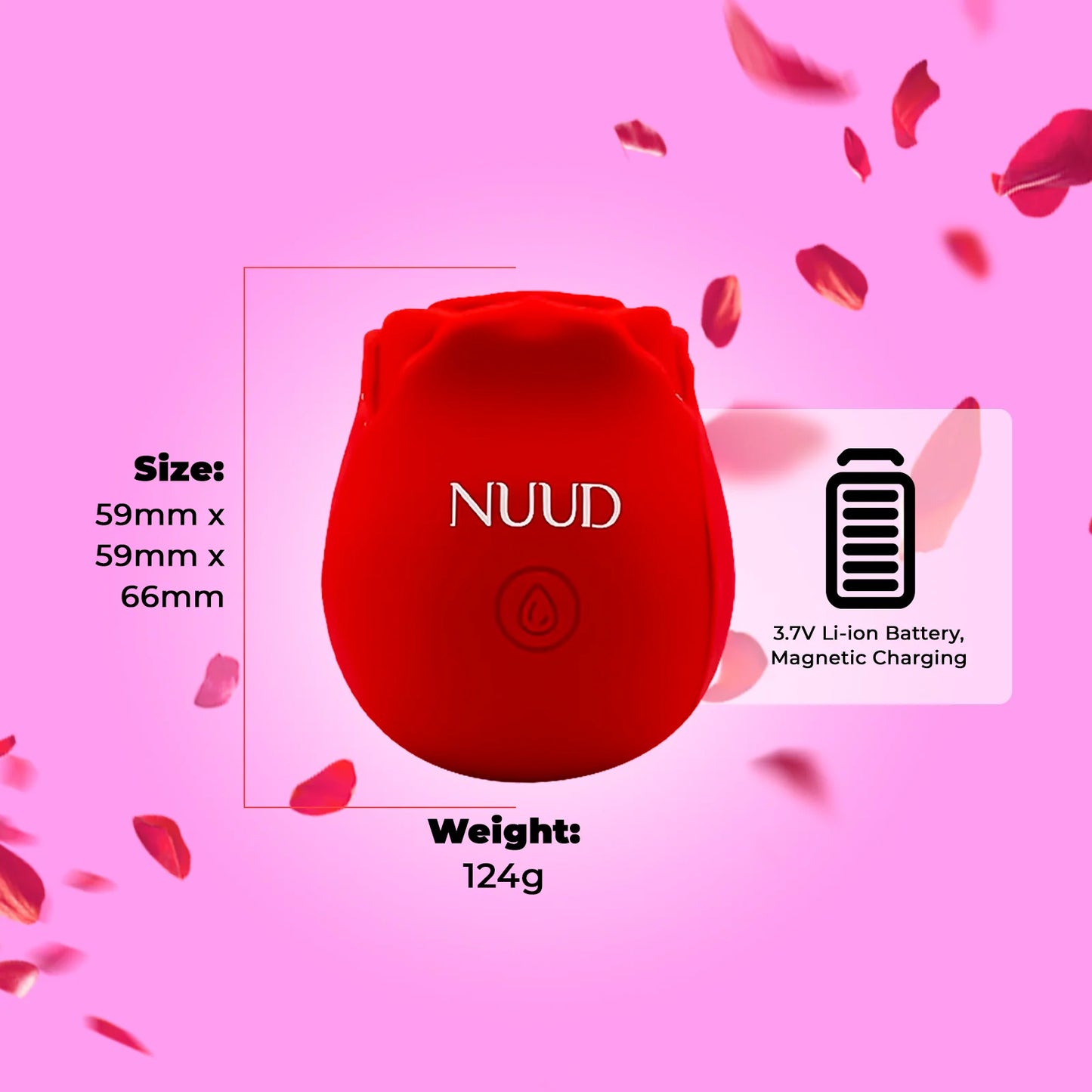 Nuud Rose Vibrator