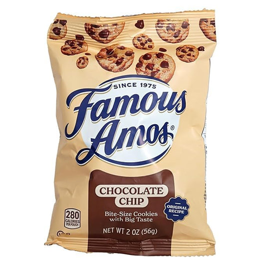 Famous Amos Chocolate Chip Cookies, 2 oz