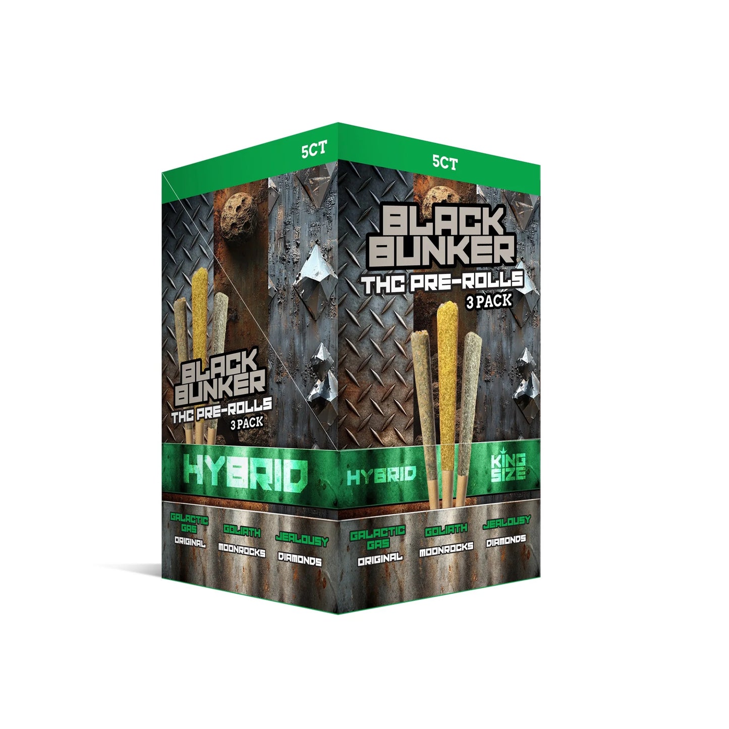 Black Bunker Pre-rolls 3-Pack