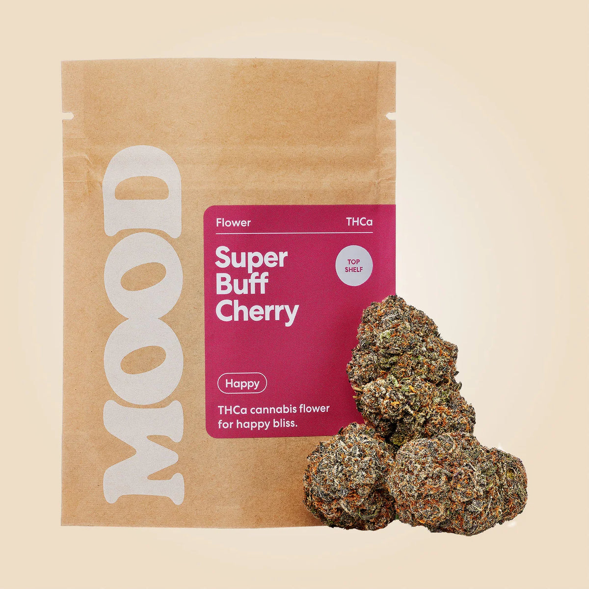 Mood Top Shelf Flower - Super Buff Cherry (3.5g)