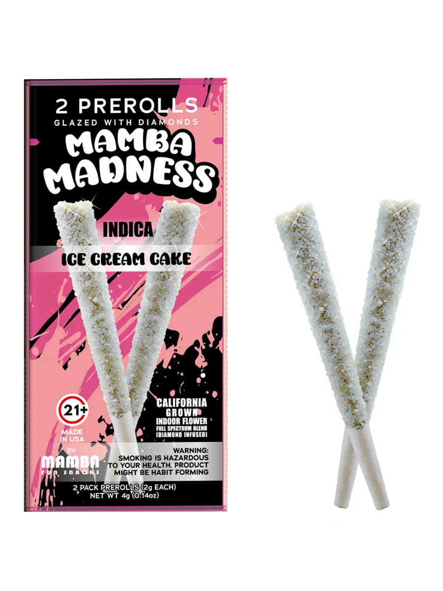 Mamba Madness 2 Prerolls Glazed With Diamonds