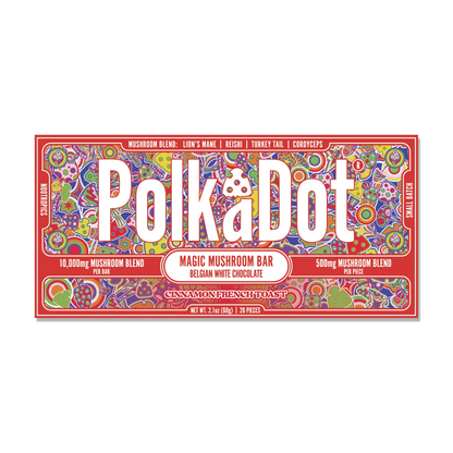 Polkadot Mushroom Chocolate Bar