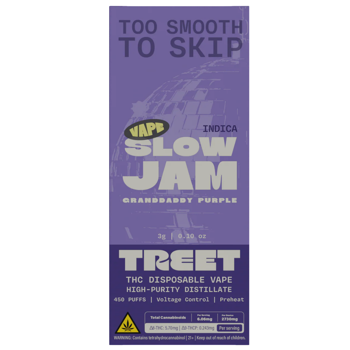 Treet THC Disposable Vape 3G