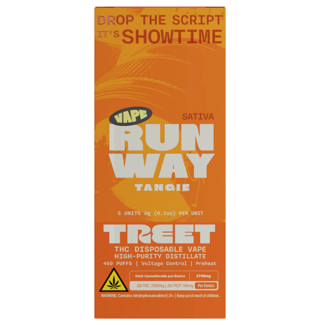 Treet THC Disposable Vape 3G