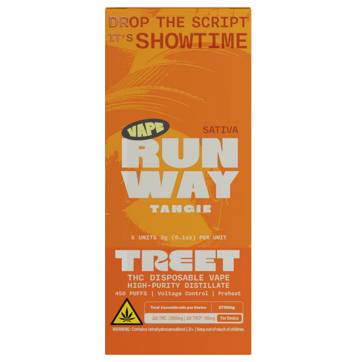 Treet THC Disposable Vape 3G