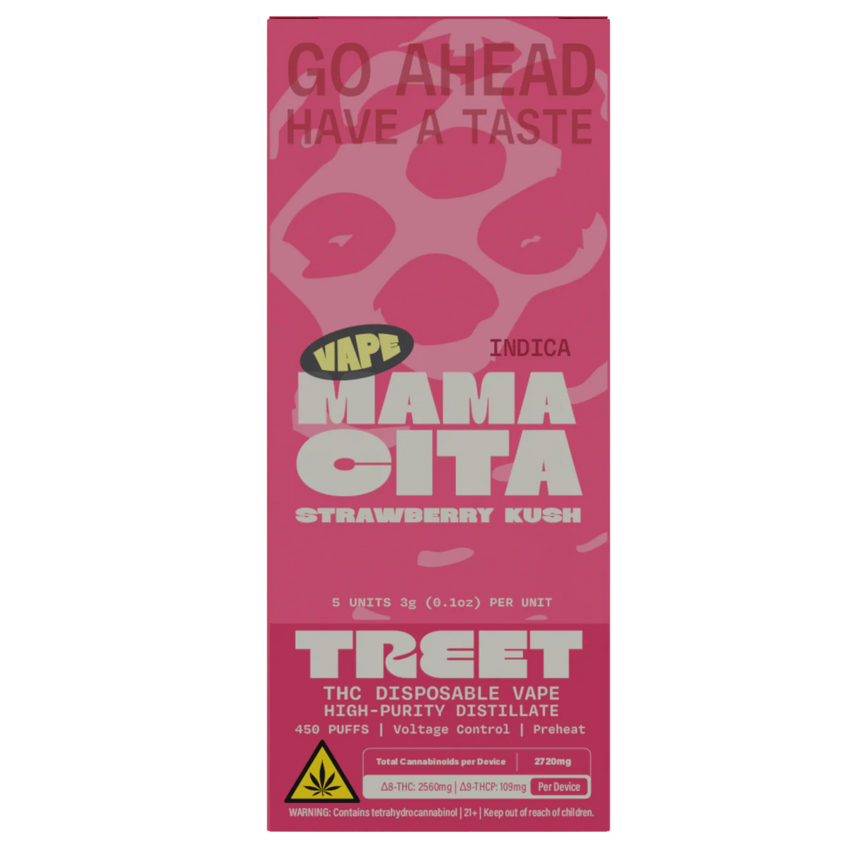 Treet THC Disposable Vape 3G