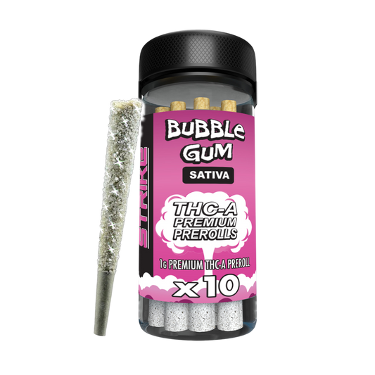 STRIKE 1G PRE ROLL SATIVA BUBBLE GUM