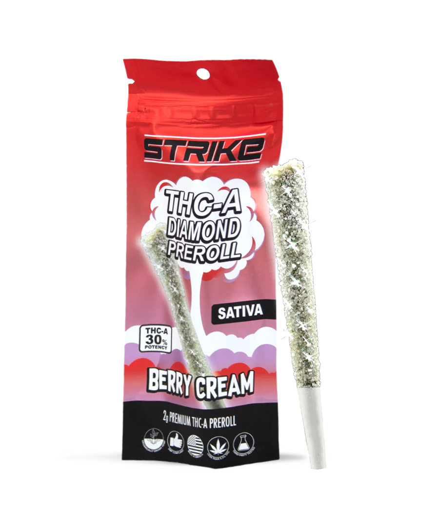 STRIKE DIAMOND 2G PRE-ROLL SATIVA BERRY CREAM