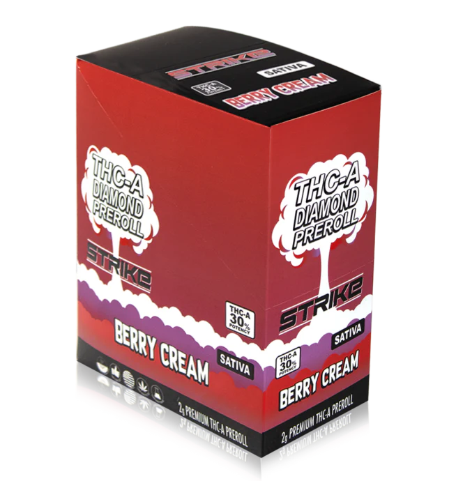 STRIKE DIAMOND 2G PRE-ROLL SATIVA BERRY CREAM