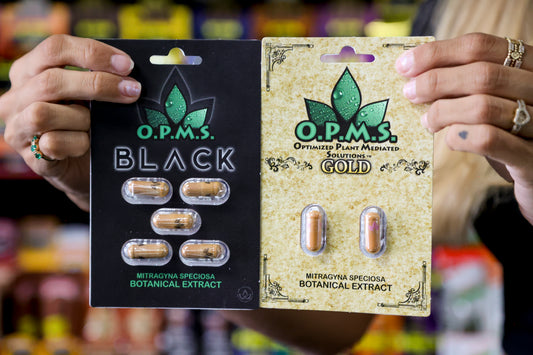 Kratom: Capsules - GOLD & BLACK OPMS