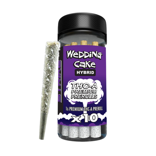 STRIKE 1G PRE ROLL HYBRID- WEDDING CAKE
