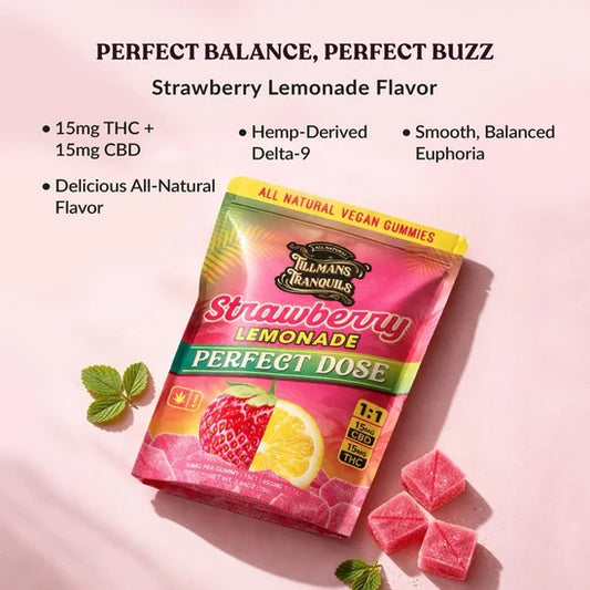 TillMans Gummies - 20ct - Perfect Dose (Strawberry Lemonade)