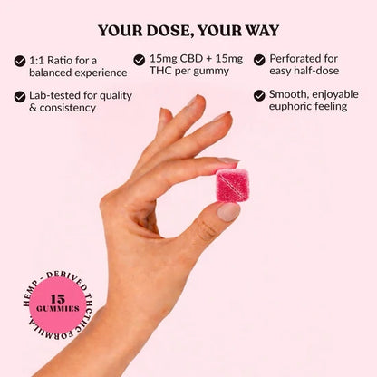 TillMans Gummies - 20ct - Perfect Dose (Strawberry Lemonade)