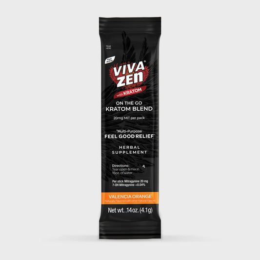 VIVAZEN On the Go Kratom Blend Valencia Orange