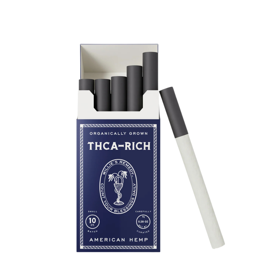 WILLIE’S REMEDY – THCA-RICH HEMP SMOKES