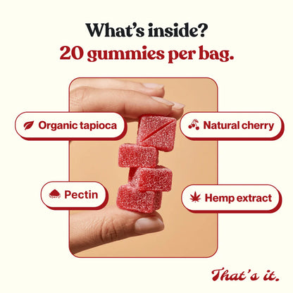TillMans Gummies - 20ct - Perfect Dose (Cherry)