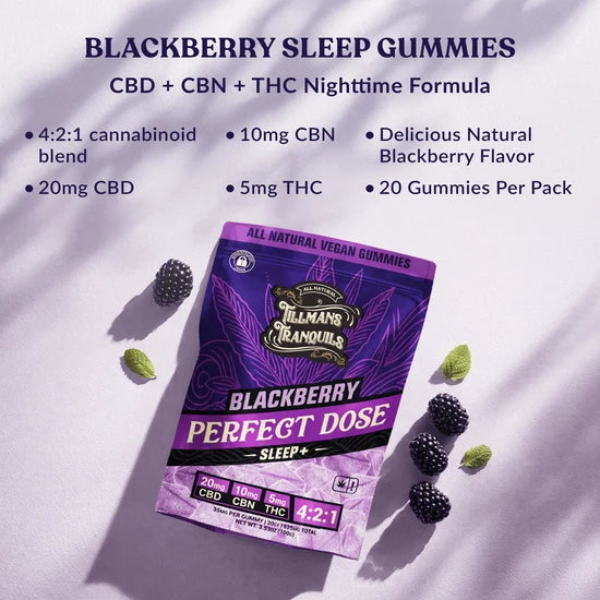 TillMans Gummies - 20ct - Perfect Dose (Blackberry)