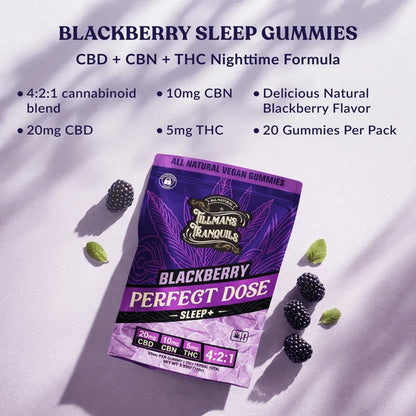 TillMans Gummies - 20ct - Perfect Dose (Blackberry)