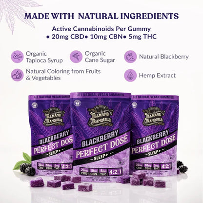 TillMans Gummies - 20ct - Perfect Dose (Blackberry)