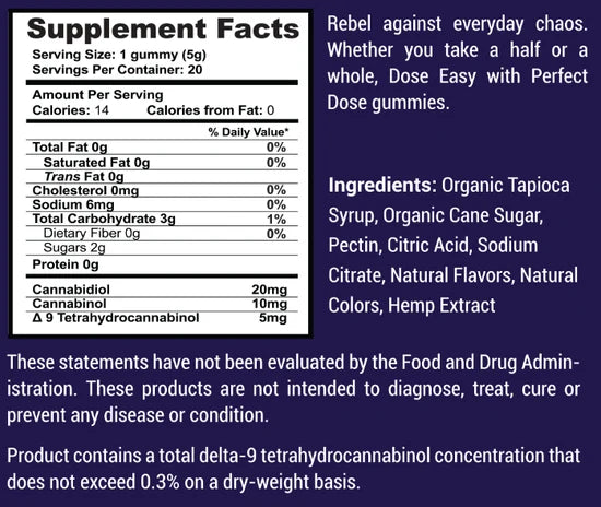 TillMans Gummies - 20ct - Perfect Dose (Blackberry)