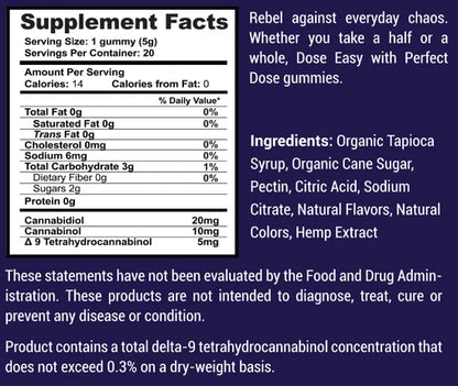 TillMans Gummies - 20ct - Perfect Dose (Blackberry)