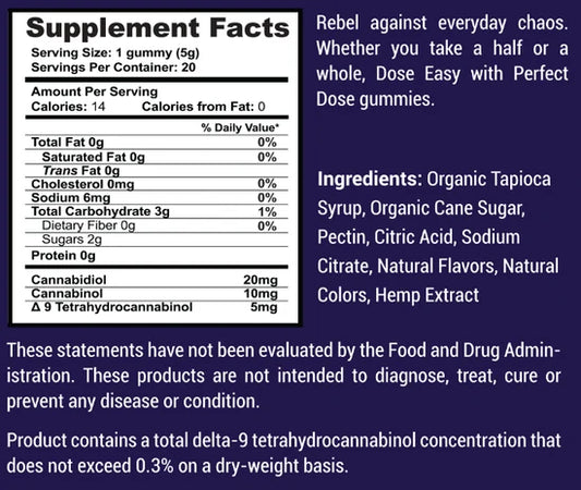 TillMans Gummies - 20ct - Perfect Dose (Blackberry)