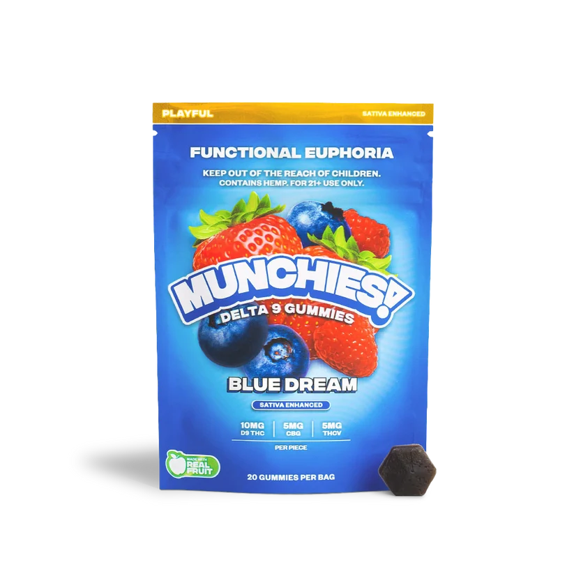 Munchies || D9 Gummies 40ct | 600mg | Assorted Flavors