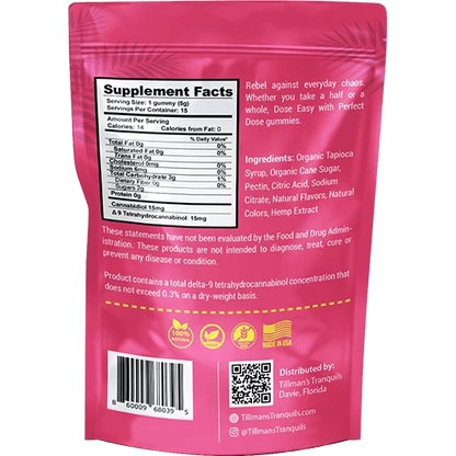 TillMans Gummies - 20ct - Perfect Dose (Strawberry Lemonade)