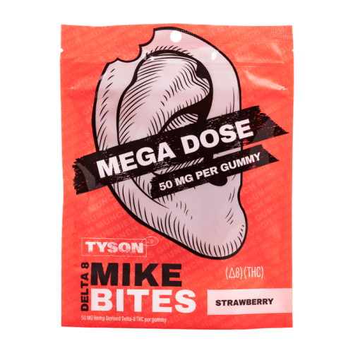 Tyson 2.0 Mike Bites Delta-8 Mega Dose Gummies 1000mg